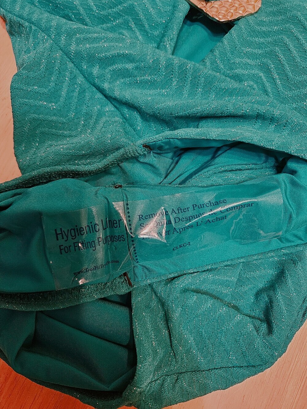 SEE NEW LISTING Trina Turk Empire Lurex Plunge Paddle Suit Marine - Picture 12 of 16